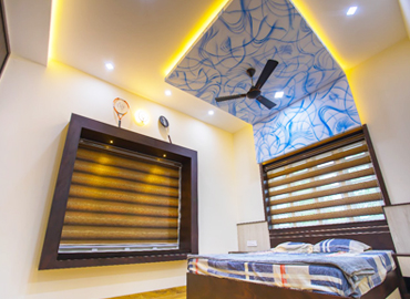 Madonna Ceiling Decorations Chungam Thrissur Kerala Plaster Of